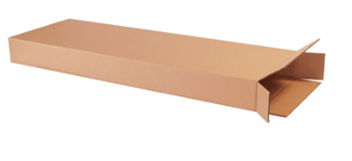 14" x 4" x 42" (ECT-32) Side Loading Kraft Corrugated Cardboard Shipping Boxes