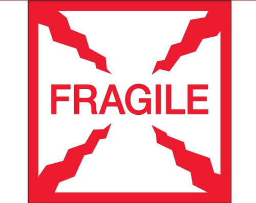 "Fragile" Shipping and Handling Labels