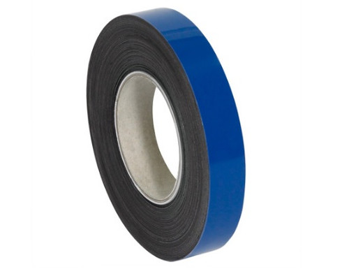 1" x 100' Blue Magnetic Warehouse Label Rolls 