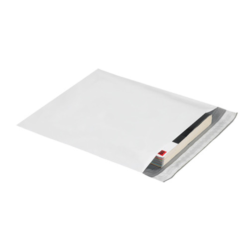 20" x 24" x 4" Expansion Poly Courier Mailers White Flat Self Seal Envelopes