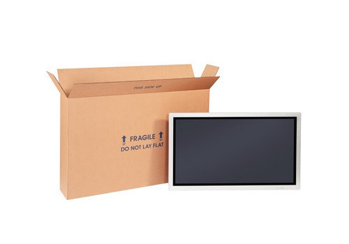 22" x 6" x 16" (ECT-44) Corrugated Cardboard Flat-Panel TV Shipping Boxes