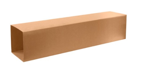 4 1/2" x 4 1/2" x 72" (ECT-32) Telescoping Outer Box Kraft Corrugated Cardboard Shipping Boxes