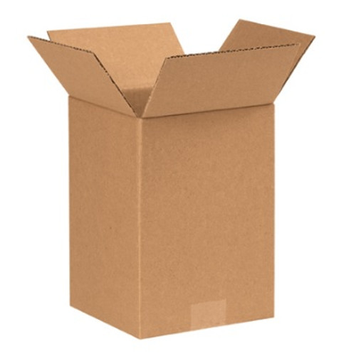 7" x 7" x 9" (ECT-32) Kraft Corrugated Cardboard Shipping Boxes