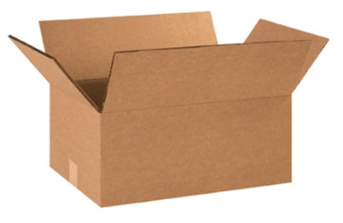 16" x 12" x 6" (DW/ECT-48) Heavy-Duty Double Wall Kraft Corrugated Cardboard Shipping Boxes