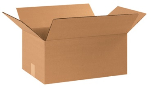 17 1/4" x 11 1/4" x 9" (ECT-32) Kraft Corrugated Cardboard Shipping Boxes