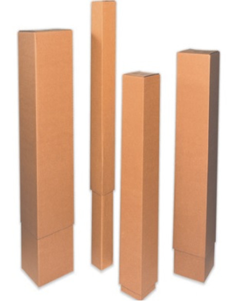22 1/2" x 22 1/2" x 40" (ECT-32) Telescoping Outer Box Kraft Corrugated Cardboard Shipping Boxes