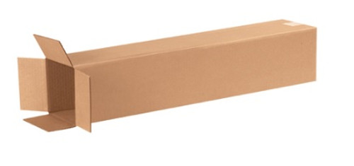 6" x 6" x 29" (ECT-32) Tall Kraft Corrugated Cardboard Shipping Boxes