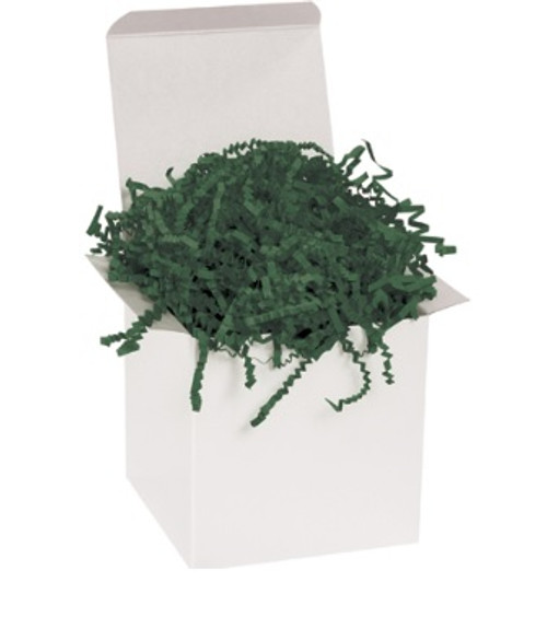 Crinkle Cut Forest Green Void Fill Paper Shred