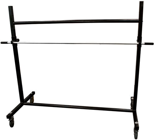 24" Mobile Bi-Support Roll Stand. The stand can also be used with the 24" Table Top Mountable Slide Cutter, YEP-6460-24.