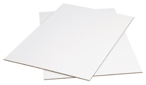 White Corrugated Cardboard Sheets