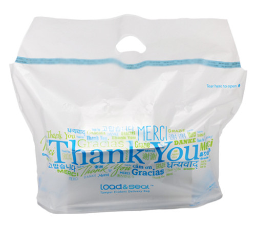 Load & Seal™ Tamper Evident Take Out Delivery Restaurant Bags