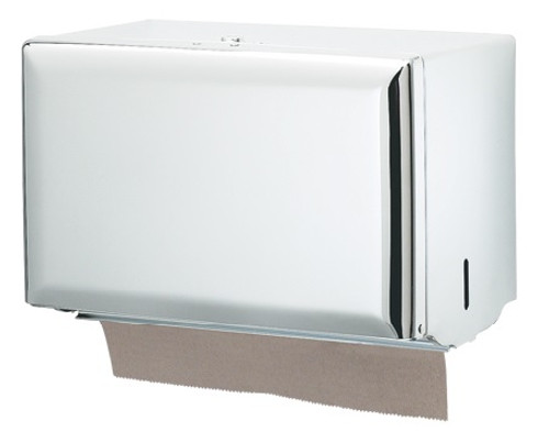 Wall Mount Single-Fold Paper Towel Dispenser - White