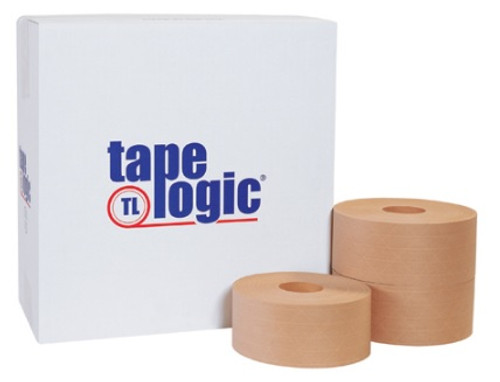 Reinforced Water Activated Kraft Tape Logic® #7500 Tape 3" x 450'