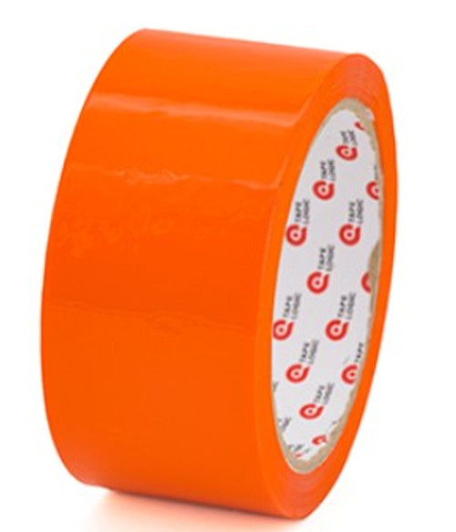 2" x 55 Yards Orange Acrylic Carton Sealing Packaging Tape, Great for Color Coding Boxes.
