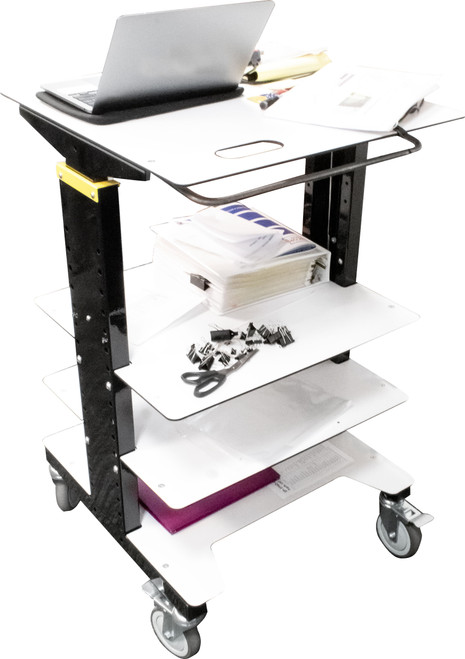 Ergonomic Mobile Workstation Cart - for School use Ergonomic Mobile Workstation Cart - for School use
