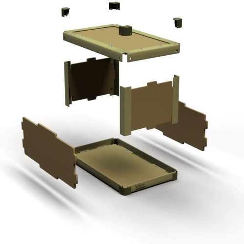 Shipping Crates ship unassembled, for the Fastest and Cheapest Shipping and Delivery of your KuBox Crates
