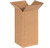 6"  X 6" x 12" (ECT-32) Tall Kraft Corrugated Cardboard Shipping Boxes