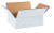 12" x 9" x 4" (ECT-32) White Corrugated Cardboard Shipping Boxes
