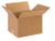 12" x 10" x 8" (ECT-44) Heavy Duty Single Wall. Kraft Corrugated Cardboard Shipping Boxes