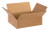 13" x 10" x 4" (ECT-32) Flat Kraft Corrugated Cardboard Shipping Boxes