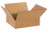 14" x 12" x 4" (ECT-32) Flat Kraft Corrugated Cardboard Shipping Boxes