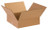 14" x 14" x 4" (ECT-32) Flat Kraft Corrugated Cardboard Shipping Boxes