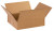 14 3/8" x 12 1/2" x 3 1/2" (ECT-32) Flat Kraft Corrugated Cardboard Shipping Boxes