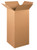 15" x 15" x 36" (ECT-32) Tall Kraft Corrugated Cardboard Shipping Boxes