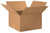 20" x 20" x 12" (ECT-32) Kraft Corrugated Cardboard Shipping Boxes