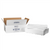 19 1/2" x 11 1/2" x 4 1/8" Insulated Shipping Kits. EPS Foam Container with Lid & 200#/ECT-32 White Corrugated Cardboard Carton.