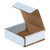 3" x 3" x 1" (ECT-32-B) Oyster White Corrugated Mailers