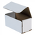 6" x 3" x 3" (ECT-32-B) White Corrugated Mailers