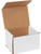 6" x 5" x 4" (ECT-32-B) White Corrugated Cardboard Mailers