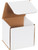 6" x 6" x 6" (ECT-32-B) White Corrugated Cardboard Mailers