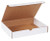 11 1/8" x 8 3/4" x 2" (200#/ECT-32-B) White Literature Corrugated Cardboard Mailers