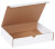 11 1/8" x 8 3/4" x 2 5/16" (200#/ECT-32-B) White Literature Corrugated Cardboard Mailers