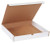 14" x 14" x 2" (200#/ECT-32-B) White Literature Corrugated Cardboard Mailers