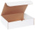 15 1/8" x 11 1/8" x 4" (200#/ECT-32-B) White Literature Corrugated Cardboard Mailers