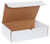 17 1/8" x 11 1/8" x 5" (200#/ECT-32-B) White Literature Corrugated Cardboard Mailers