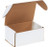 Strong corrugated mailer safely ships 1 to 4 DVDs. 7 5/8" x 5 7/16" x 3 9/16" (ECT-32-B) Oyster White Cardboard Outside Tuck Mailers 