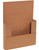 11 1/8" x 8 5/8" x 2" (200#/ECT-32-B) Kraft Corrugated Cardboard Easy-Fold Mailers