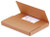 12" x 10 1/2" x 2" (200#/ECT-32-B) Kraft Corrugated Cardboard Easy-Fold Mailers