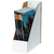 White Corrugated Cardboard Magazine File Boxes