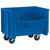 19 7/8" x 15 1/4" x 12 7/16" Blue  Mobile Giant Stackable Bins