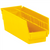 11 5/8" x 4 1/8" x 4" Yellow  Plastic Shelf Bin Boxes
