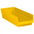 17 7/8" x 6 5/8" x 4" Yellow  Plastic Shelf Bin Boxes