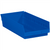 17 7/8" x 8 3/8" x 4" Blue  Plastic Shelf Bin Boxes