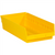 17 7/8" x 8 3/8" x 4" Yellow  Plastic Shelf Bin Boxes