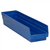 23 5/8" x 4 1/8" x 4" Blue  Plastic Shelf Bin Boxes