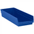23 5/8" x 8 3/8" x 4" Blue  Plastic Shelf Bin Boxes